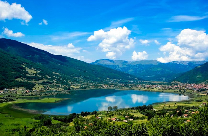 Plav Lake, Plav, Northeastern Montenegro, Montenegro
